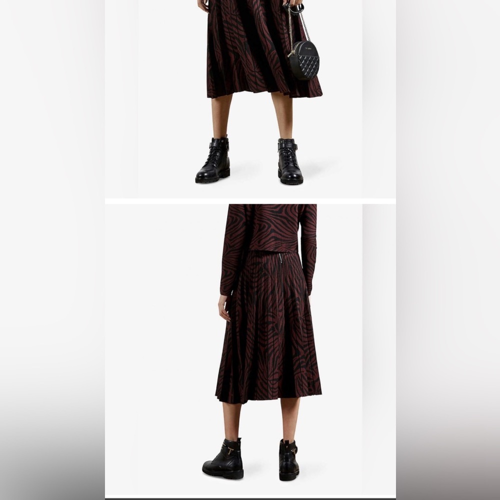 Ted Baker London Zebra Jacquard
Sweater + Skirt